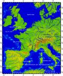 West Europe, topography