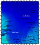 Acidalia Planitia on Mars, topography