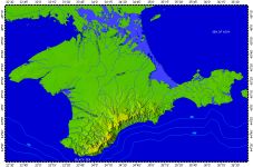 Crimea, topography