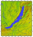 Lake Baikal, topography