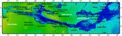 Valles Marineris on Mars, topography